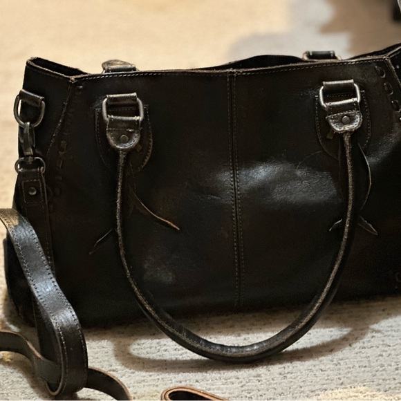 Bed Stu Black Rockababy Leather Tote - Picture 7 of 16